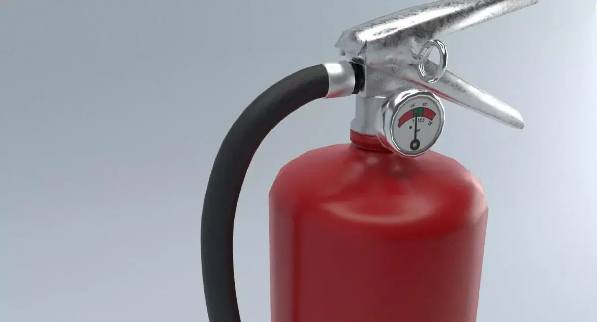 Fire Extinguisher Low-poly 3D model 56