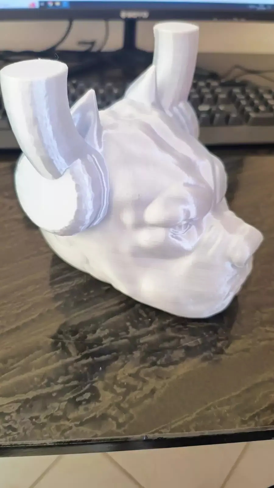 Kettlebell pitbull 5KG - cement or concrete 3D print model