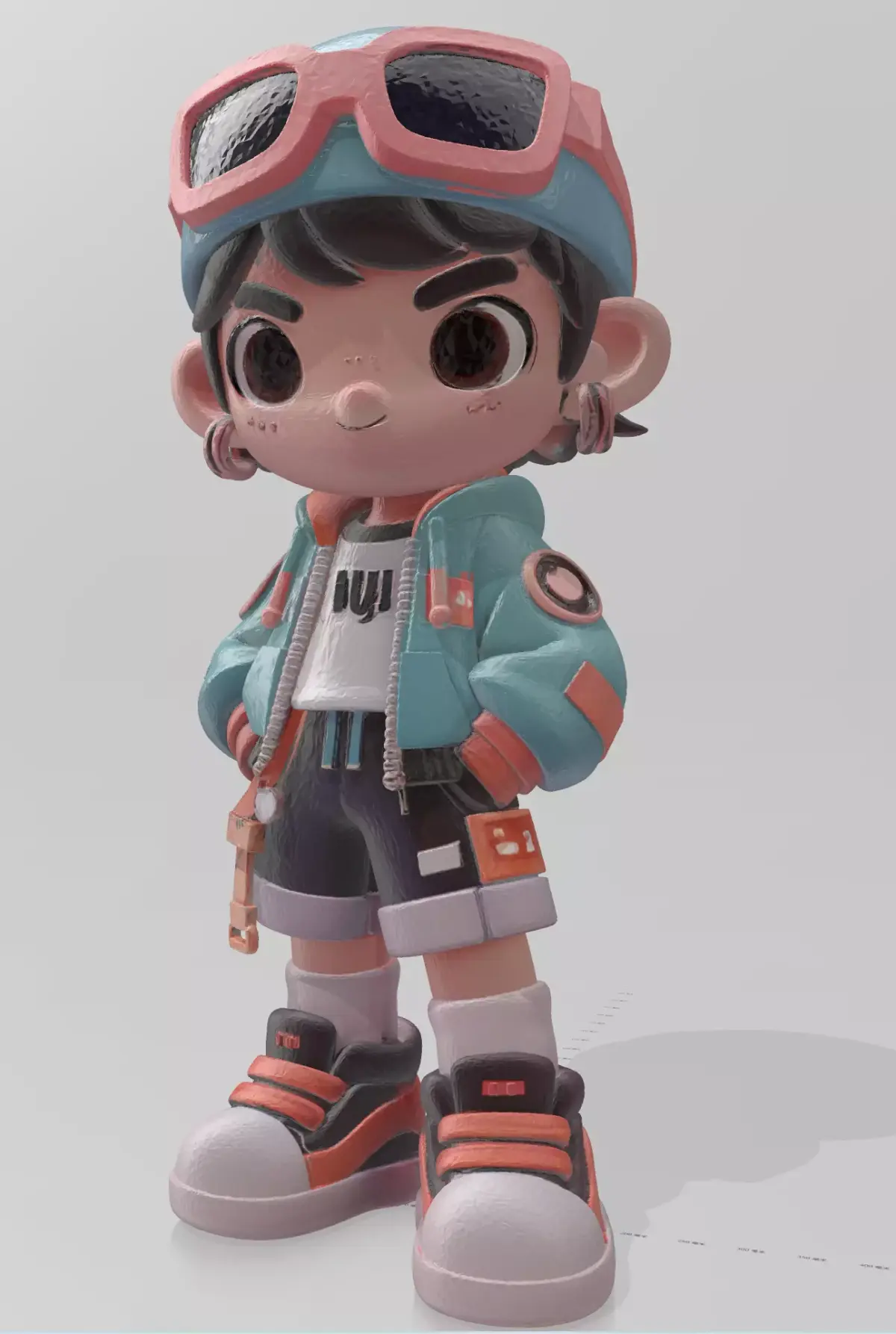 Street Trendy Kid  3D model