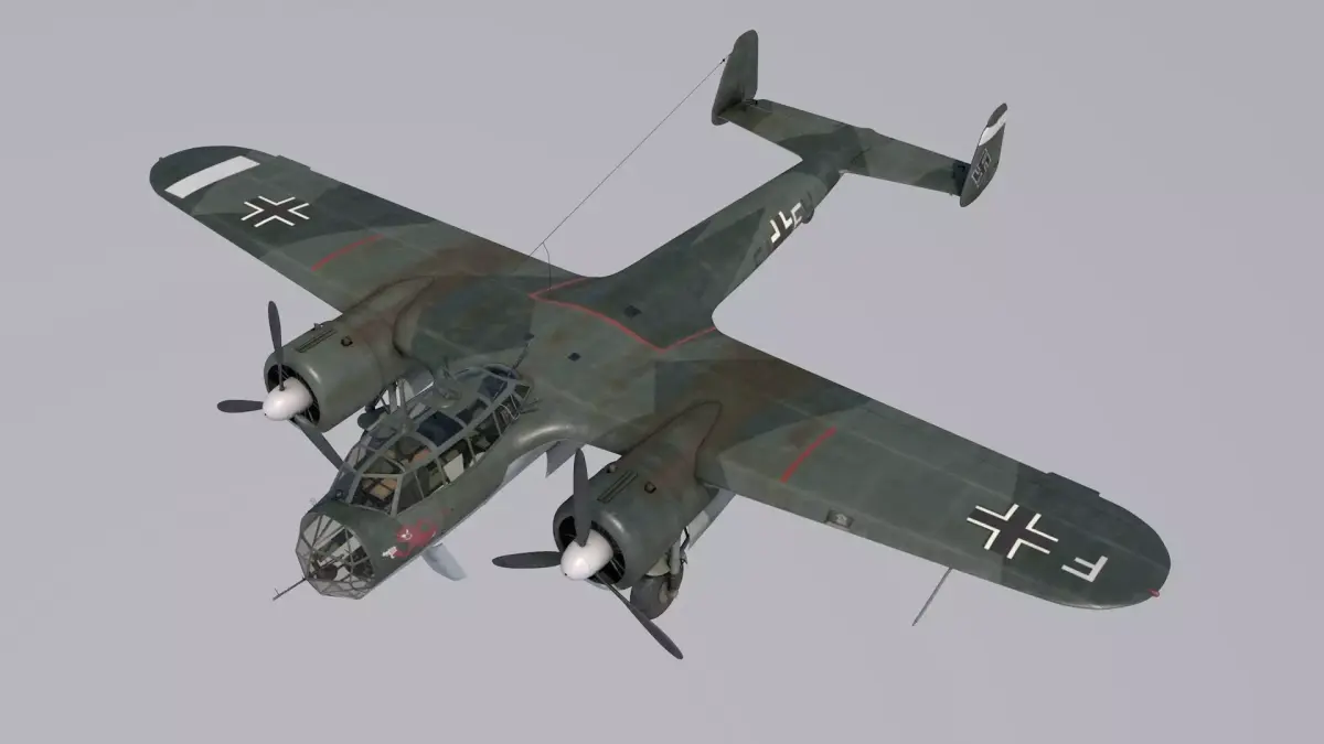 Dornier Do-17Z 3D model