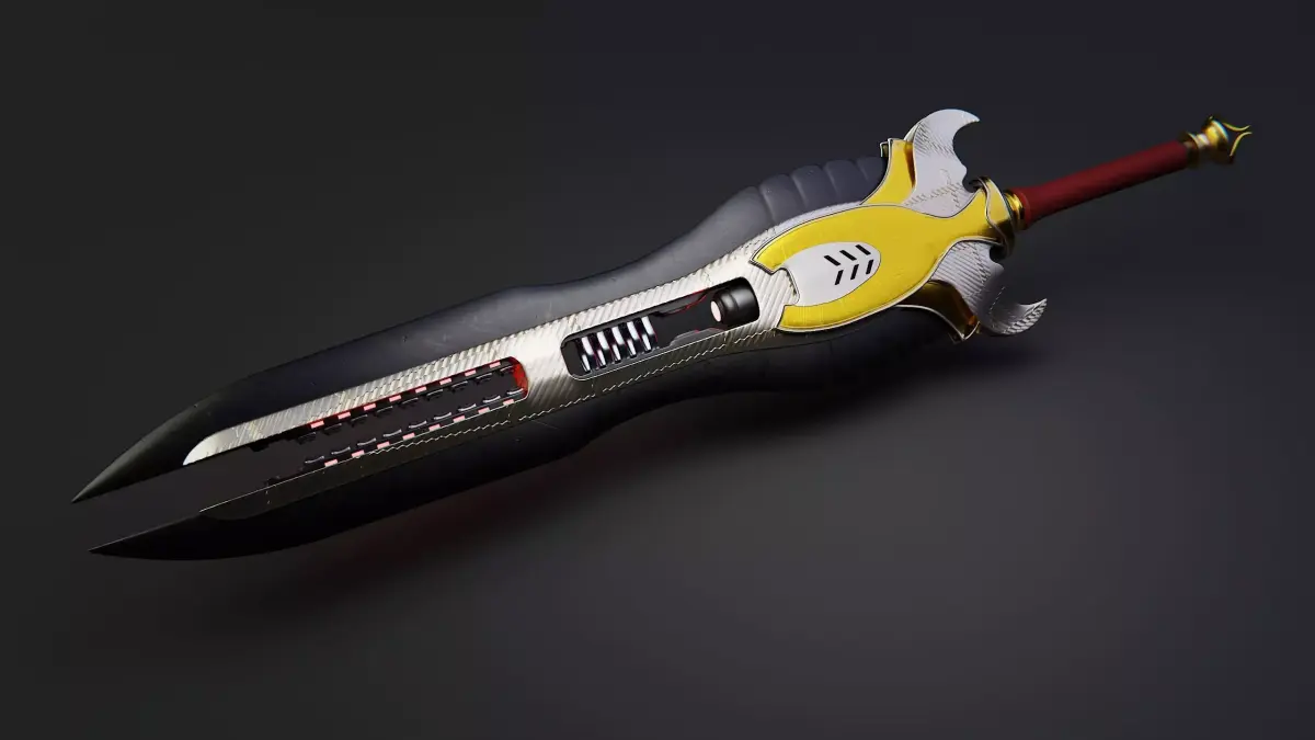Gauss Sword 3D model