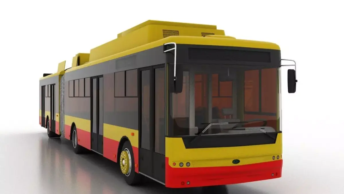 Trolleybus Bogdan T90117 3D model