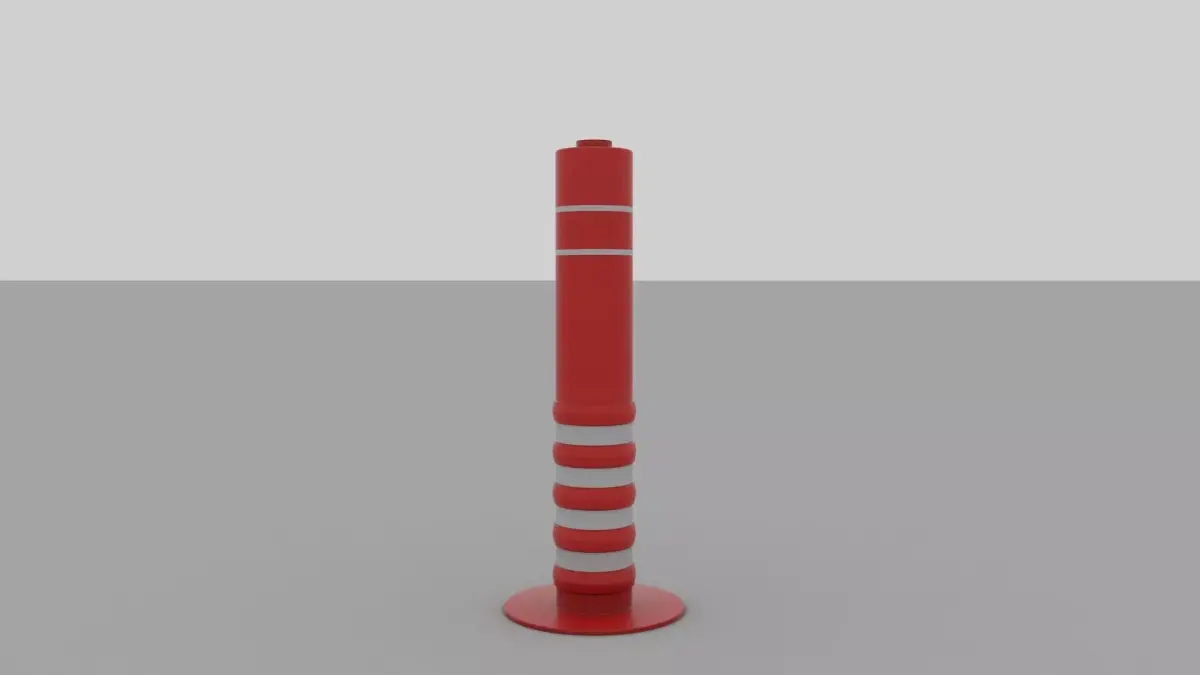 Traffic Pontoon Low-poly 3D model