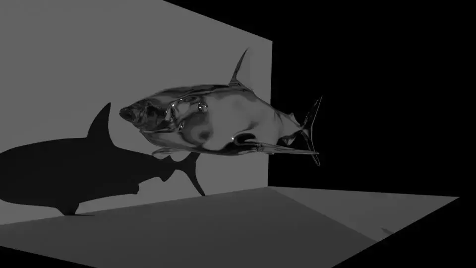 Glass Shark model 3D model