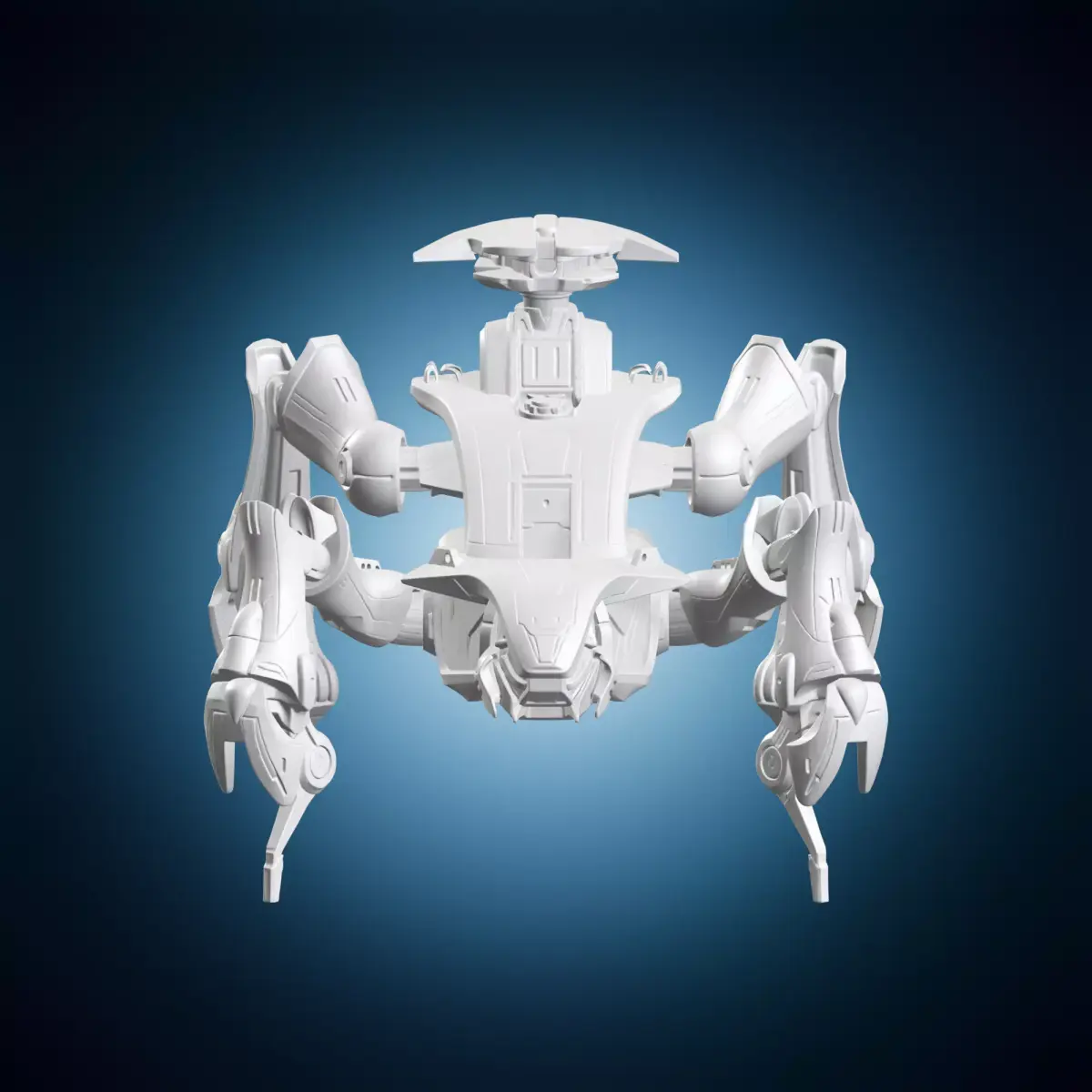 Halo Covenant Scarab Walker Battle Vehicle 3D print model