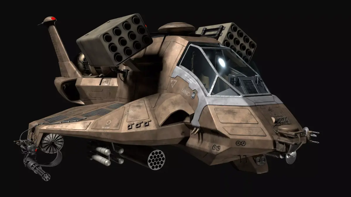 Battlestar Galactica - Raptor Mk2B 3D model