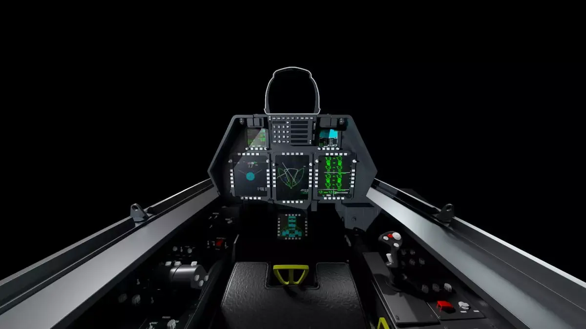 F-22 COCKPIT 3D model