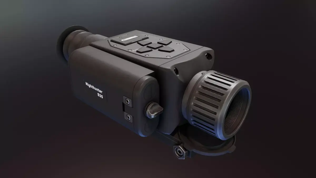 Nighthunter S35 Thermal Scope Low-poly 3D model