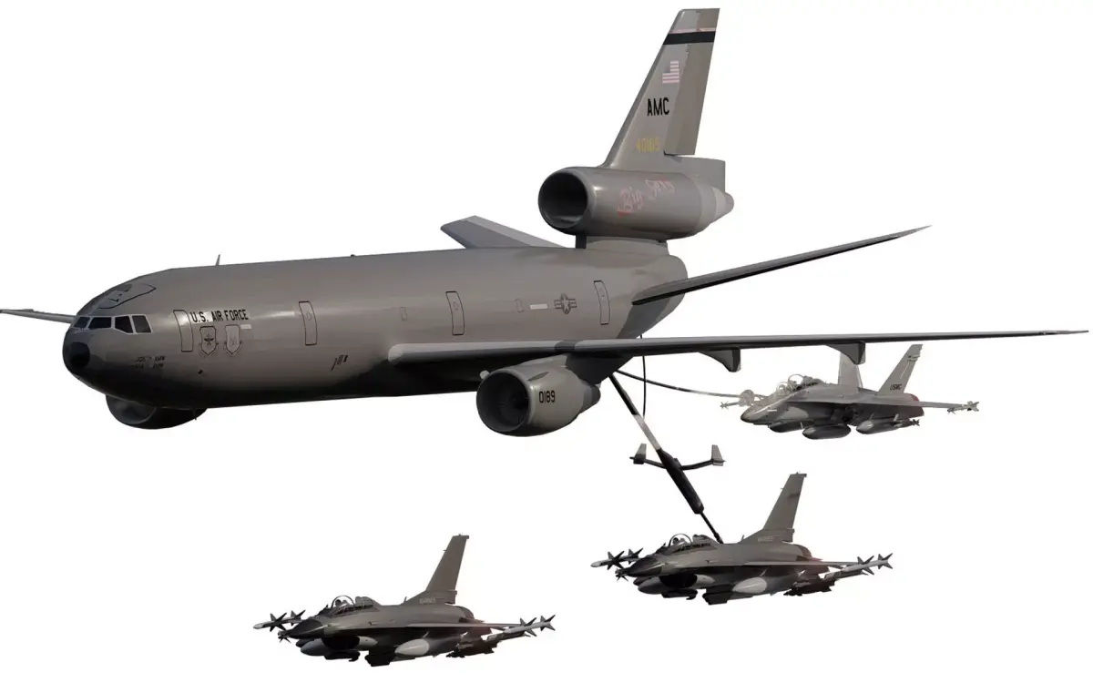 UNITED STATES AIRFORCE AIR REFUELING 3D model