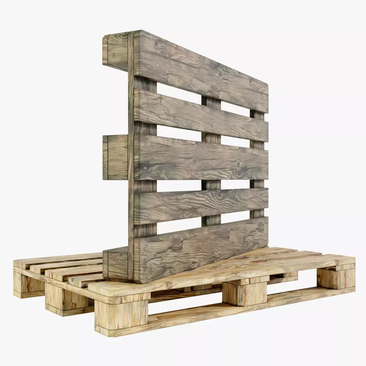 Wooden Pallets 3D model buy
