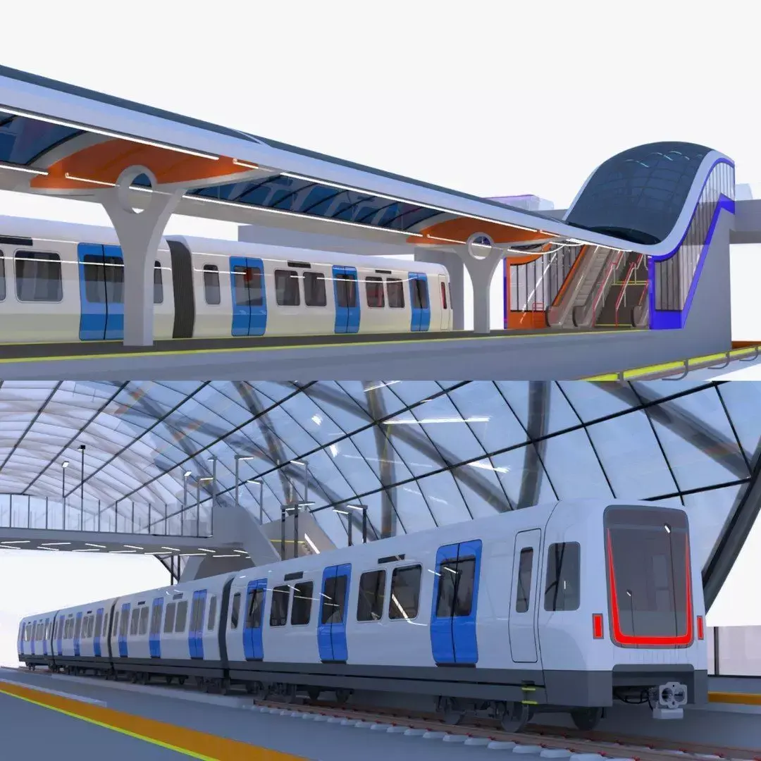 Stockholm metro stations II 3D Model Pack purchase