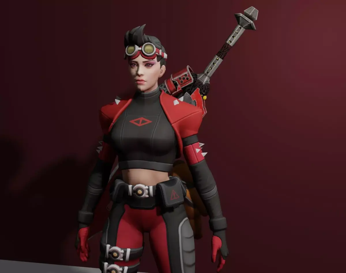 Rikka  3D model
