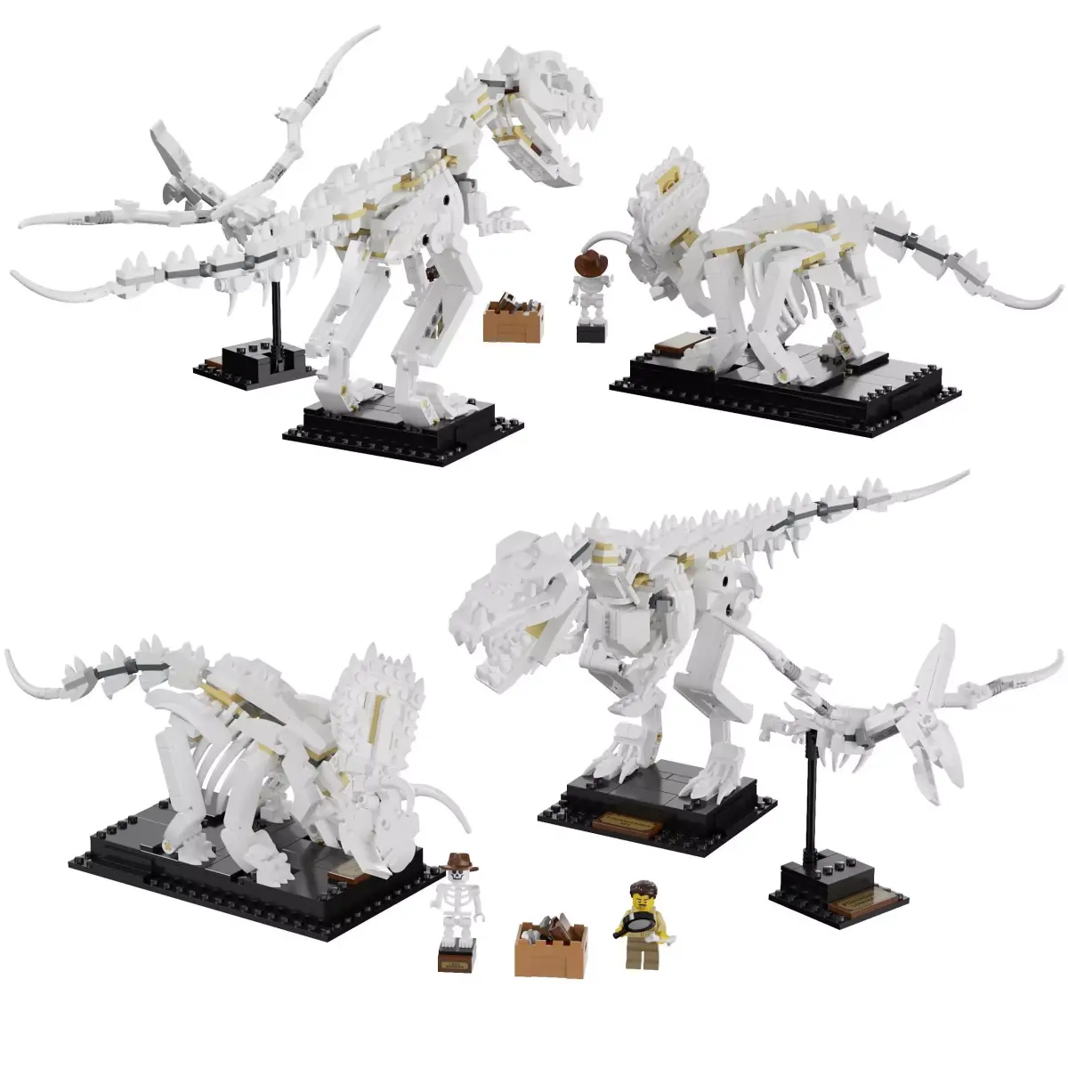 Lego - 21320 Dinosaur Fossils 3D model