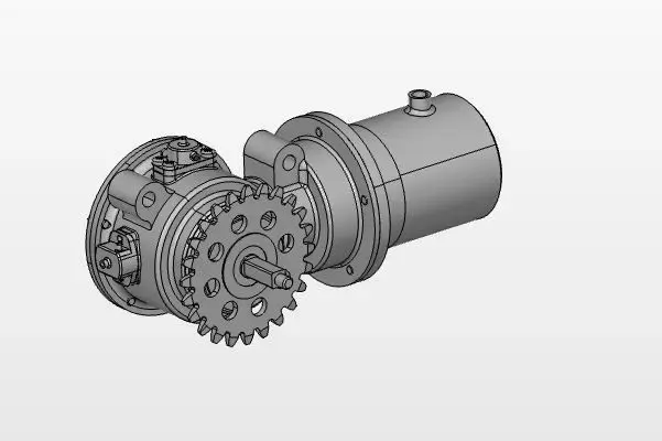 Bikes electric assist system Free 3D model