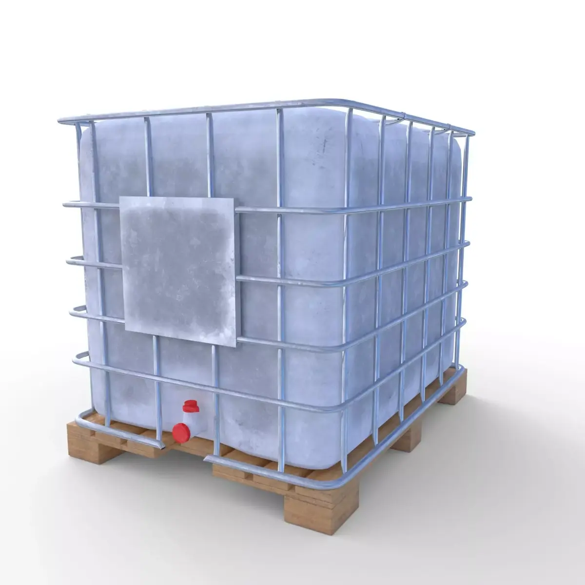 IBC Container 3 Low-poly 3D model