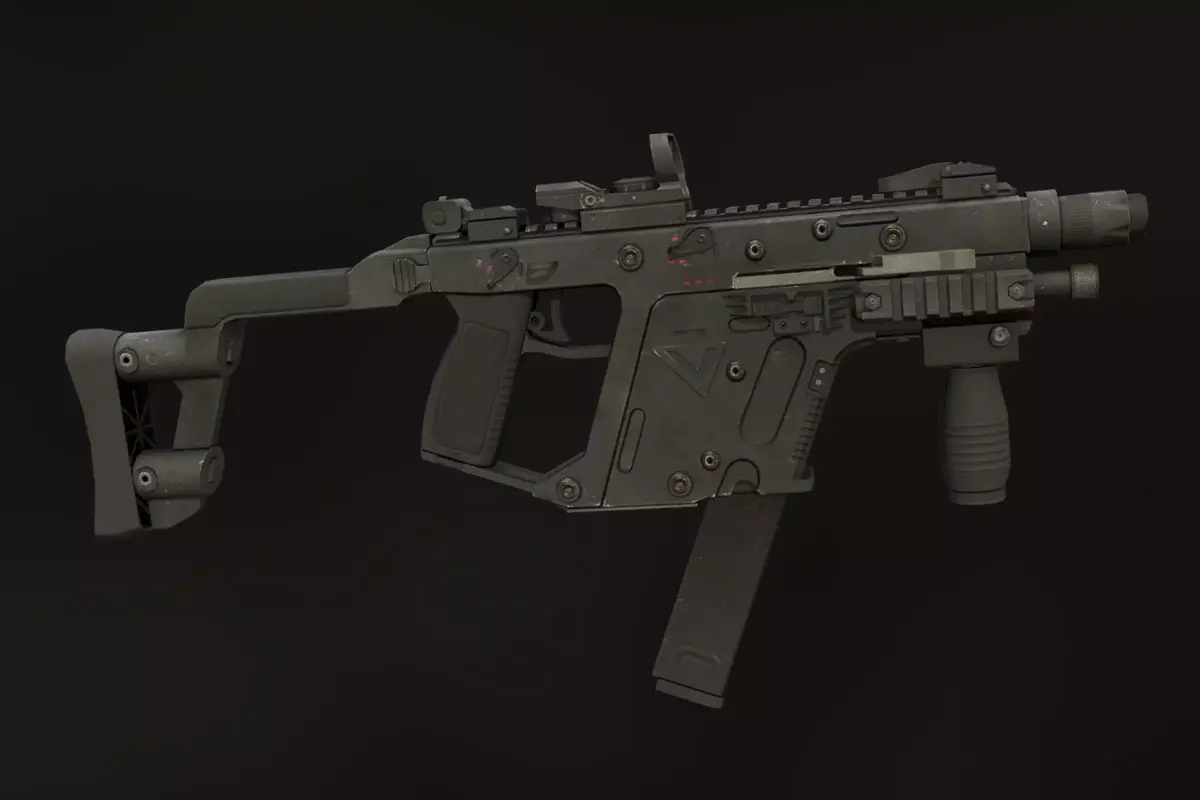 KRISS Vector Low-poly 3D model 2
