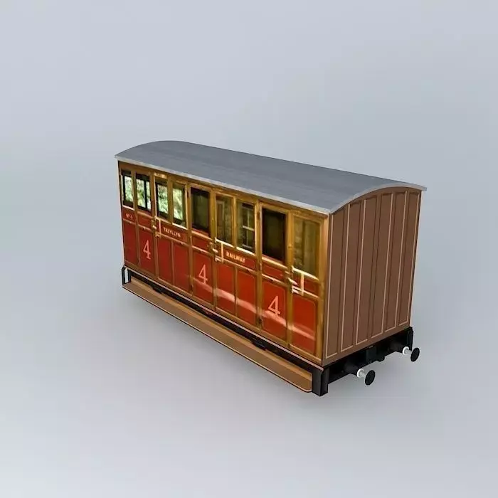 Eco Rail N/Gauge TALYLLYN No 4 Sidings Junk Old Steam Days Free 3D model