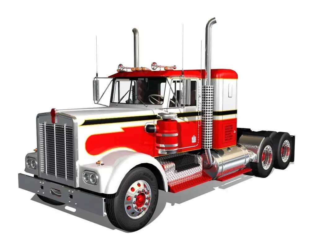 W925 Semi Truck 3D model