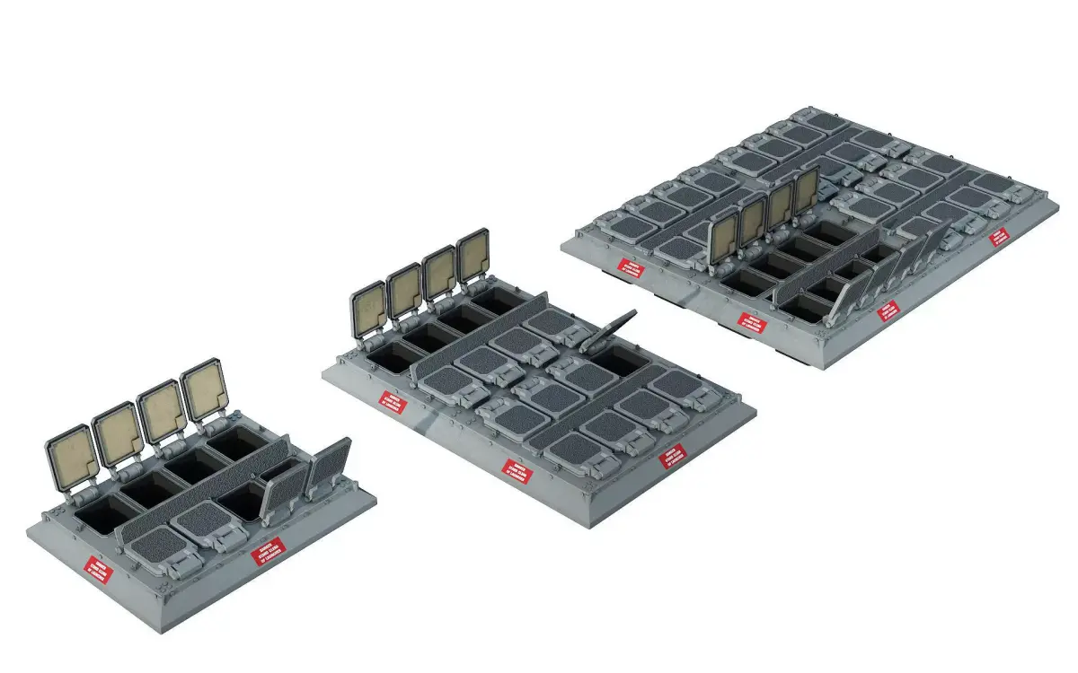 Mark 41 Vertical Launching System    BGM 109 Tomahawk  3D model