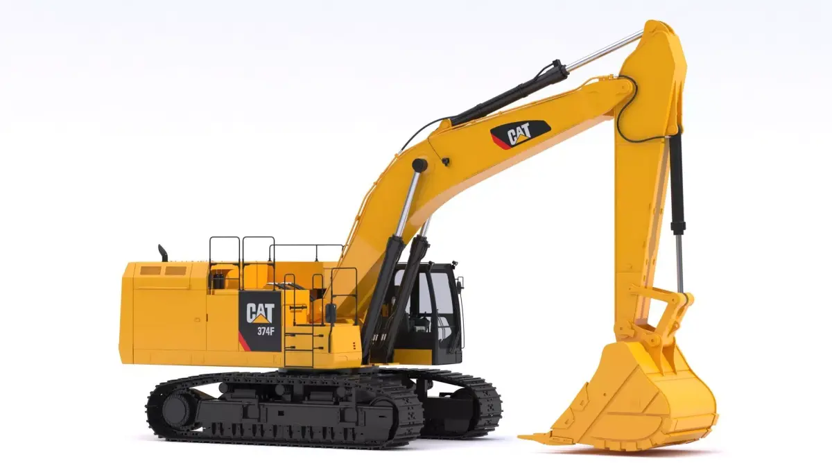 CAT 374F L Hydraulic Excavator 3D model purchase
