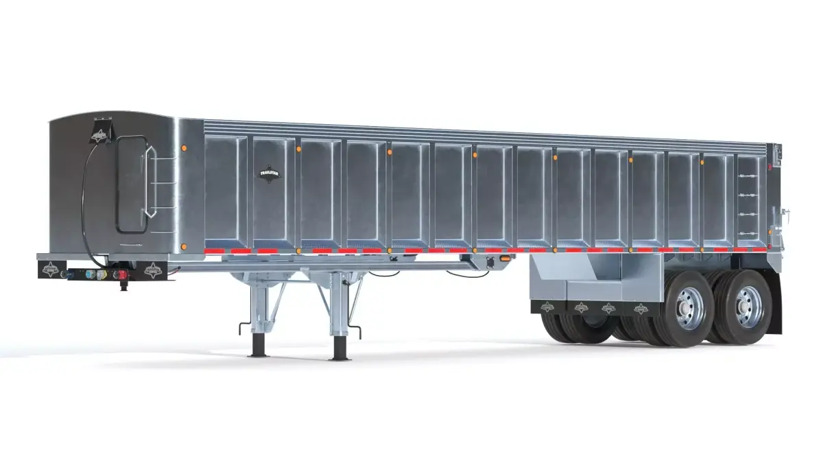 Trailstar Tri-Axle Frameless End Dump Trailer 3D model