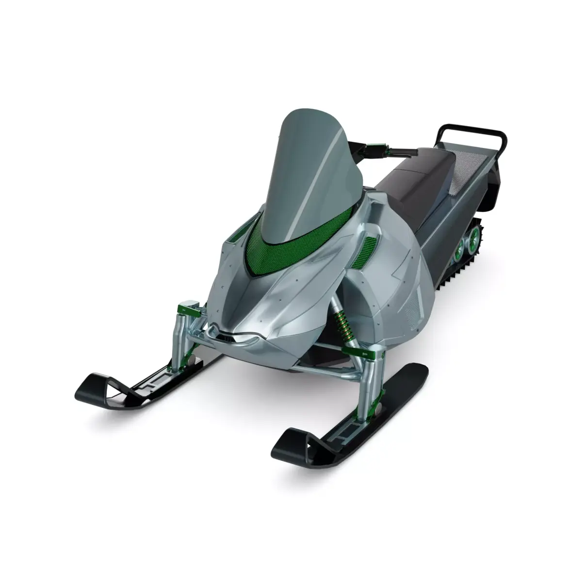 Snowmobile Rescue Sled 3D model purchase