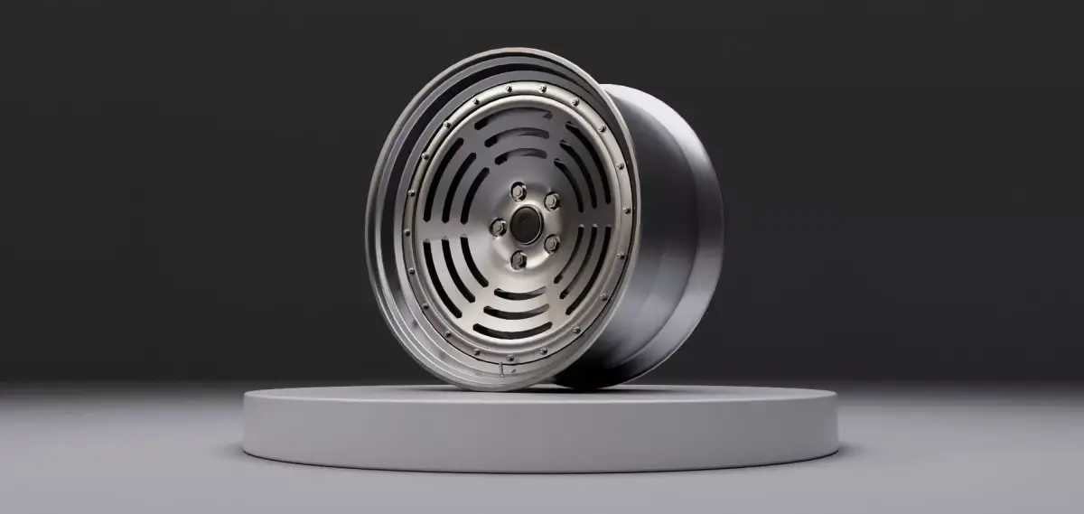 L6G wheel Low-poly 3D model