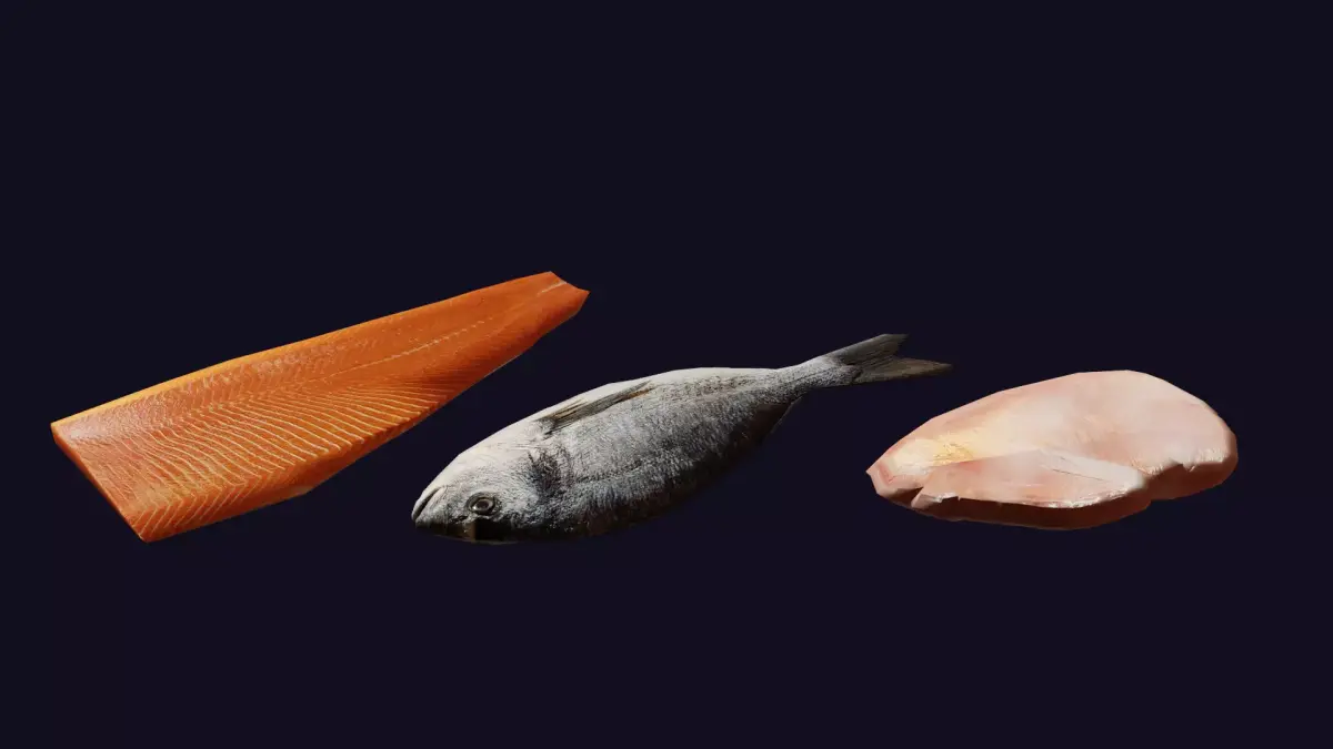 Food Ingredients 3D model