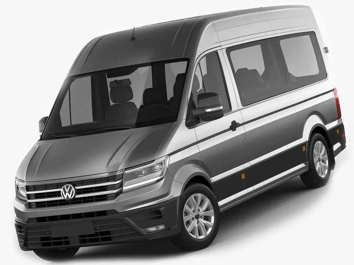VW Crafter II 2017 L1H2 Bus 3D model