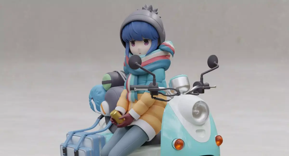 Shima Rin - Yuru Camp 3D Print Figurine 3D print model