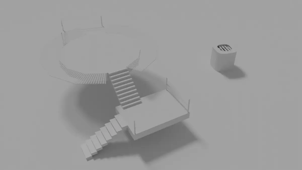 2 Rooftop parts Free 3D model