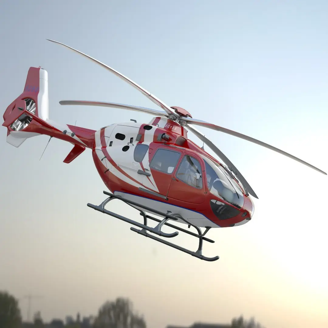 Eurocopter EC 135 Medical 3D model purchase