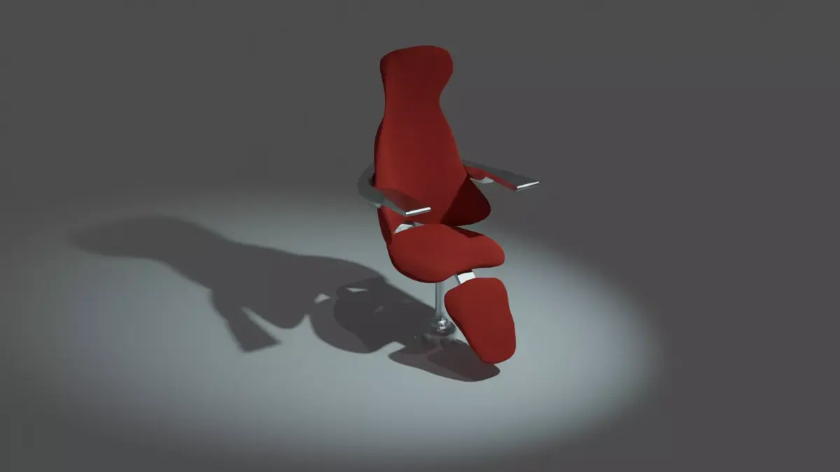 Swivel chair Free low-poly 3D model purchase