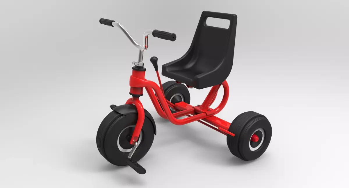 Children trike 3D model