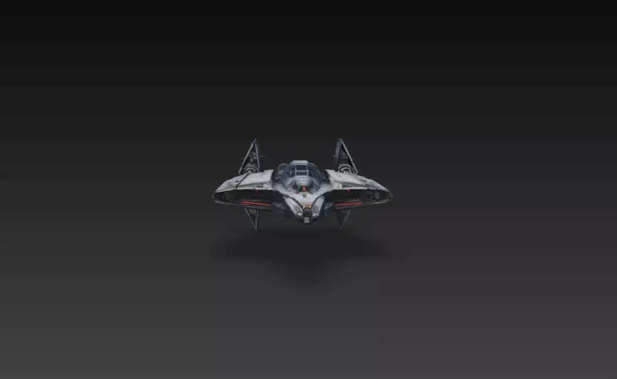 Sci-Fi Advanced Stealth Strike Fighter 3D Print STL 3D print model
