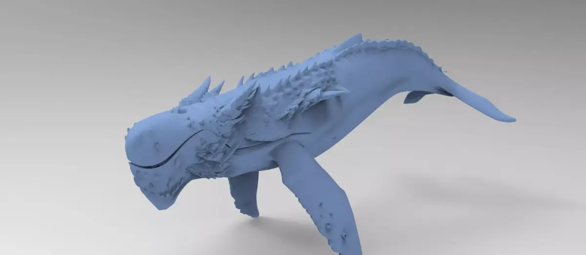 Dinosaur Whale 3D model purchase