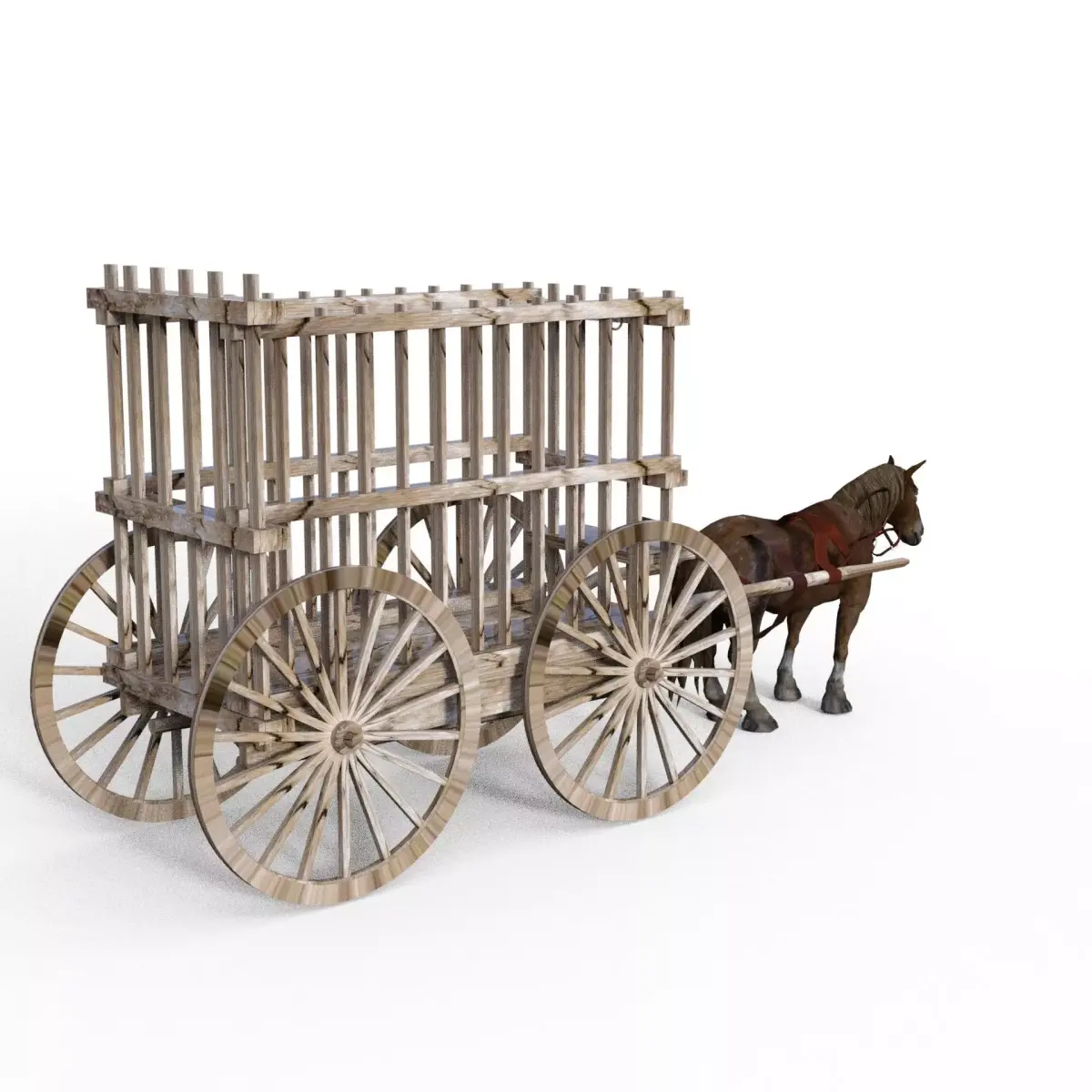CART with cell 3D model