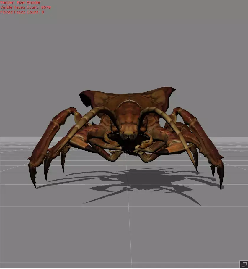 Centipede Animal Low-poly 3D model