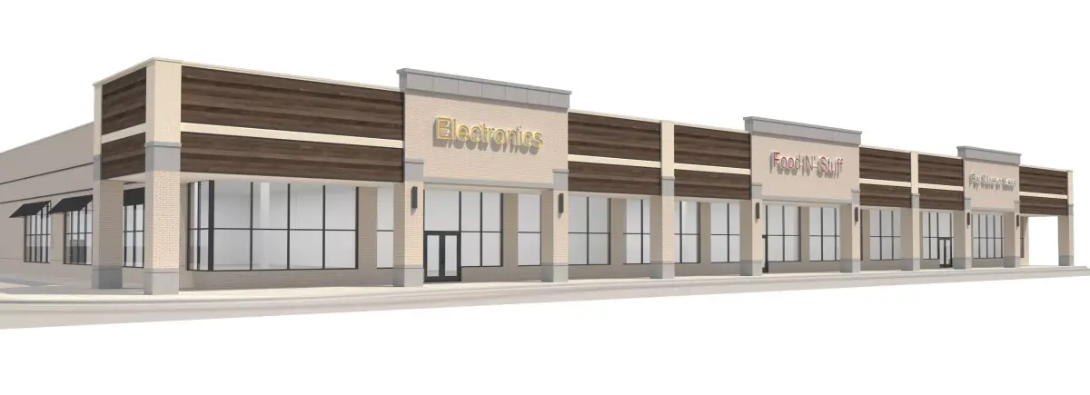 Retail-036 Retail Mall Building 3D model