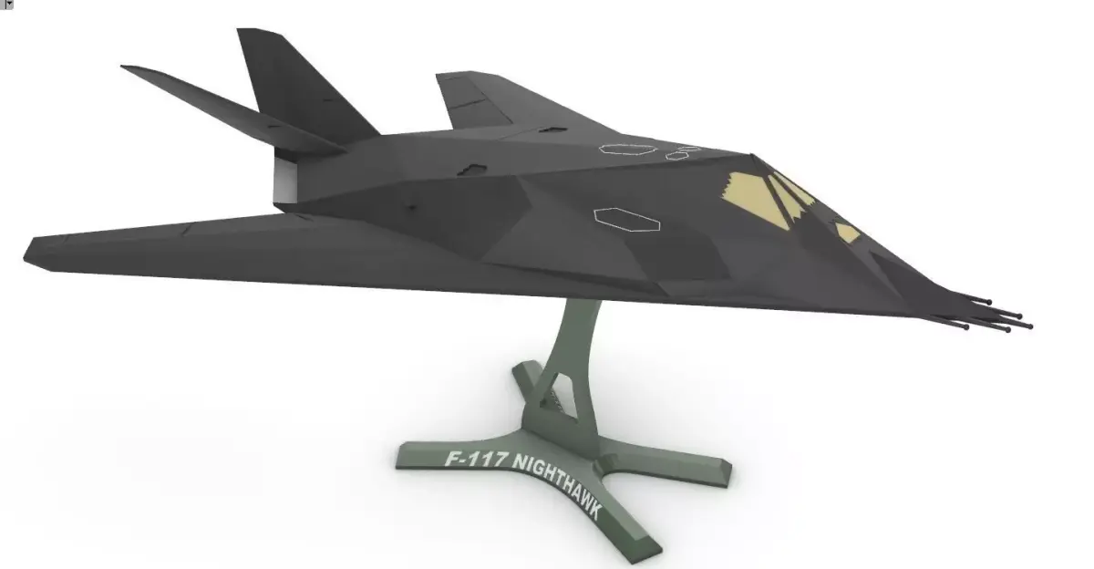 F-117 Nighthawk 3D print model