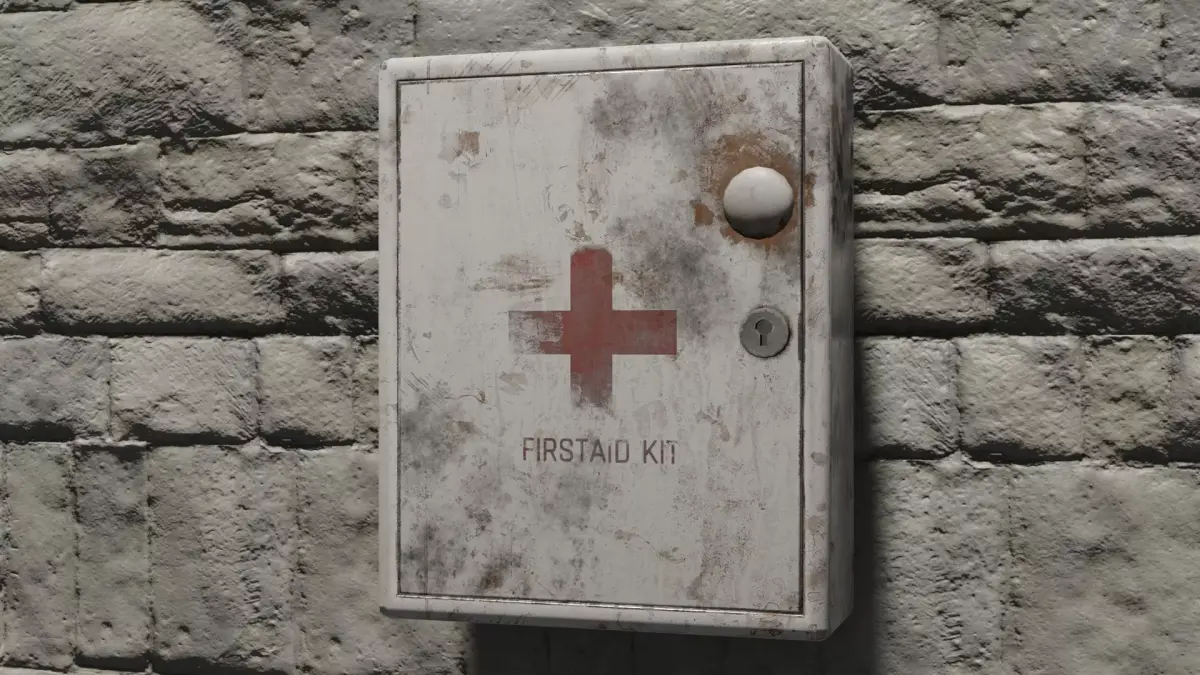 first aid box or medical kit 3D model