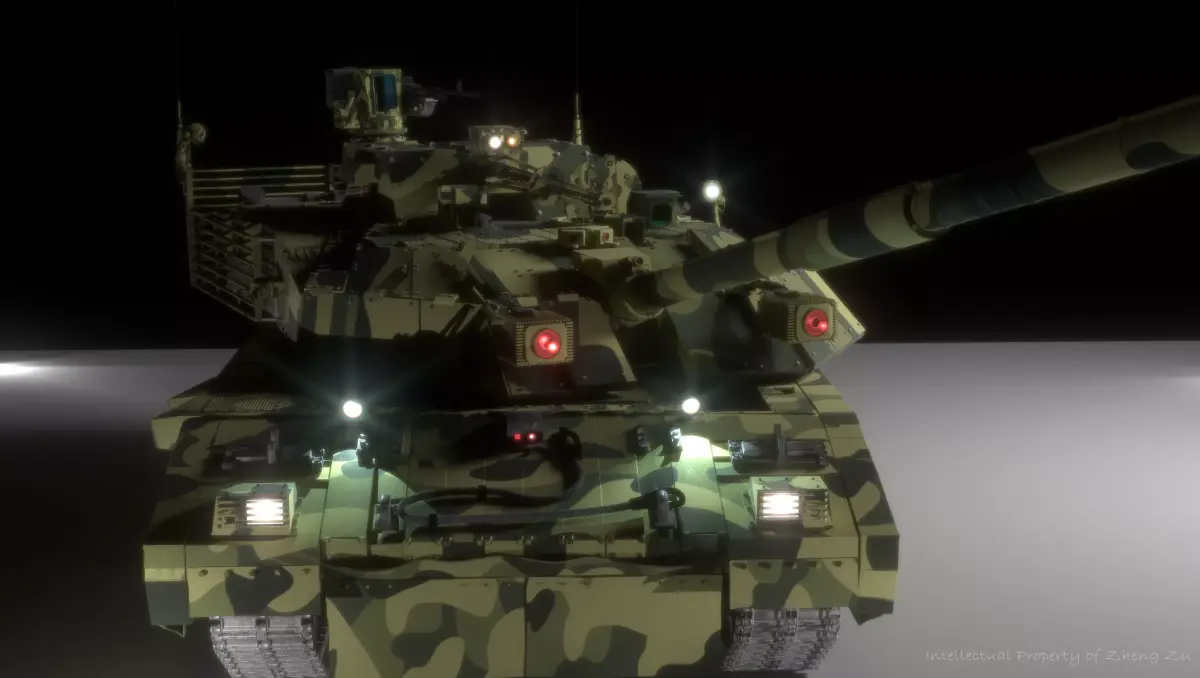 Mighty Tank T-90A 3D model