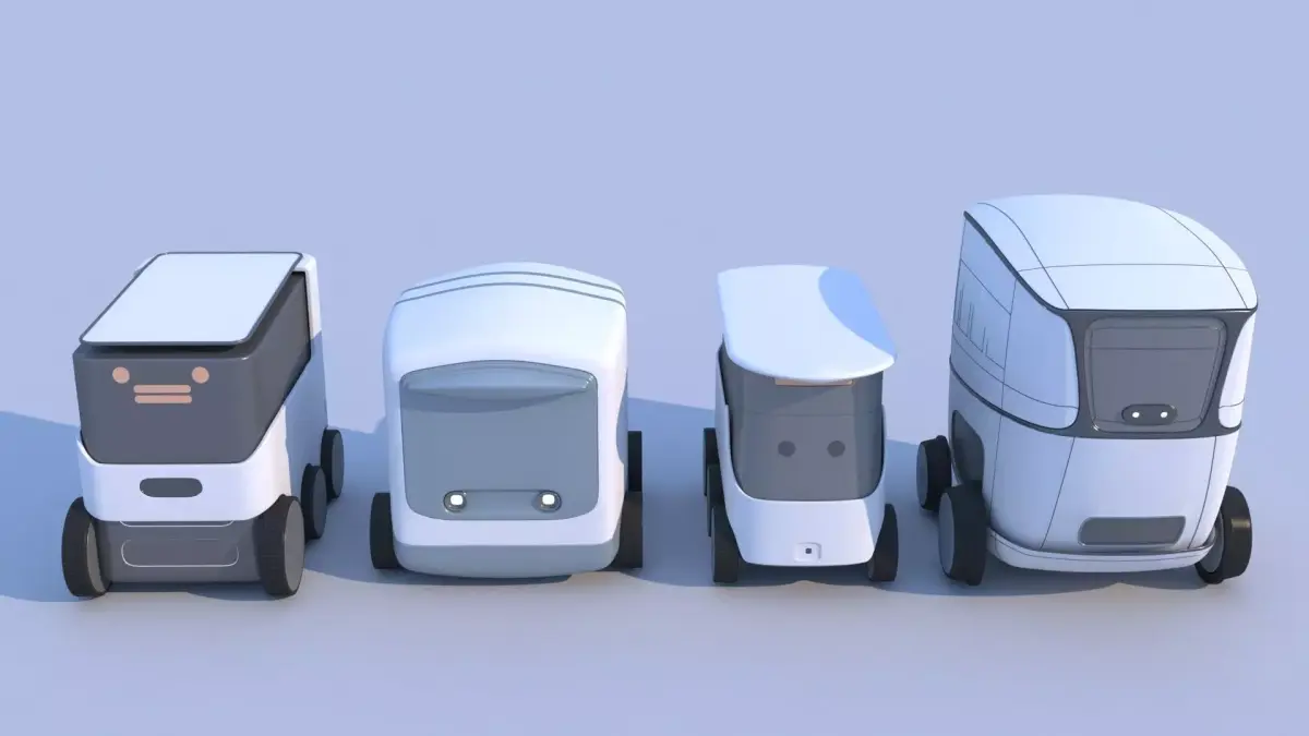 Logistics Delivery Robots 3D model