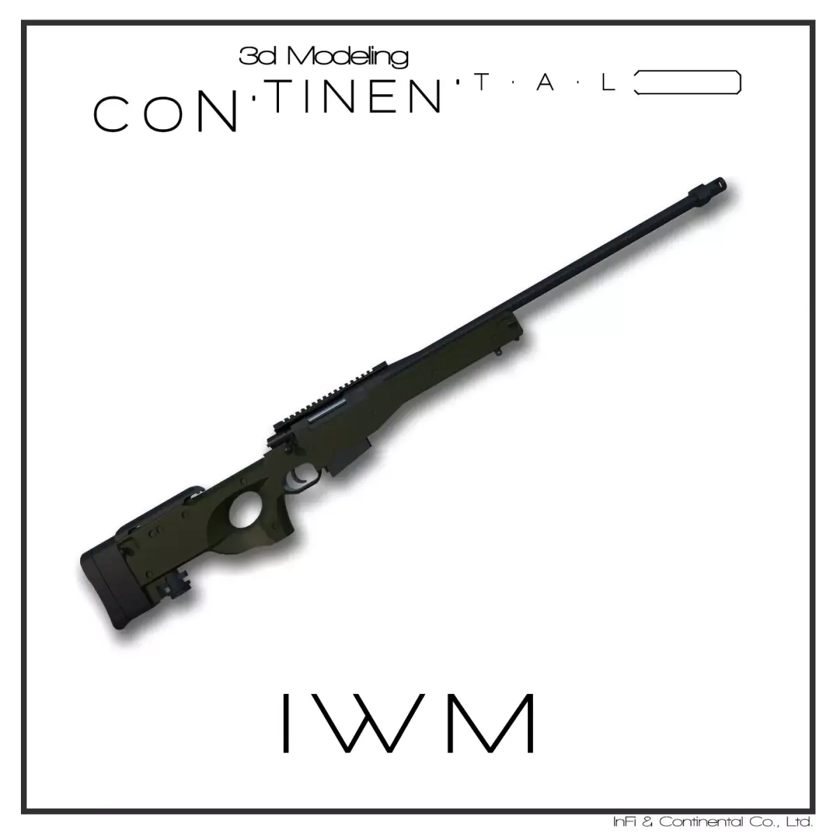I W M sniper rifle 3D model