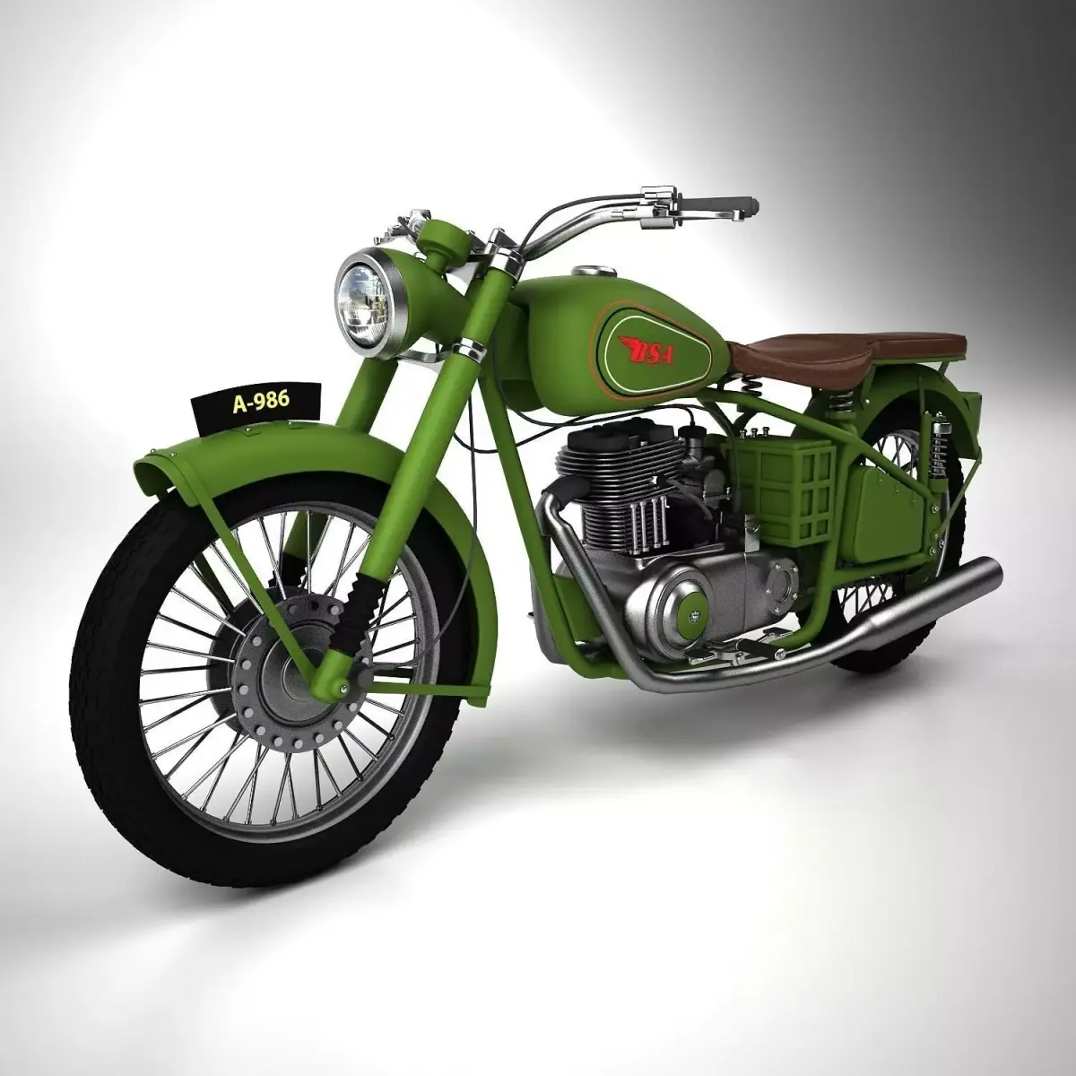 BSA Motorbike 3D model
