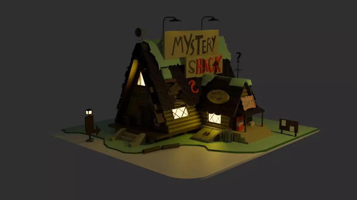 Mystery shack 3D model