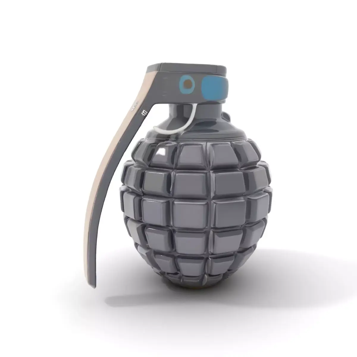 Black Grenade model pack Low-poly 3D model