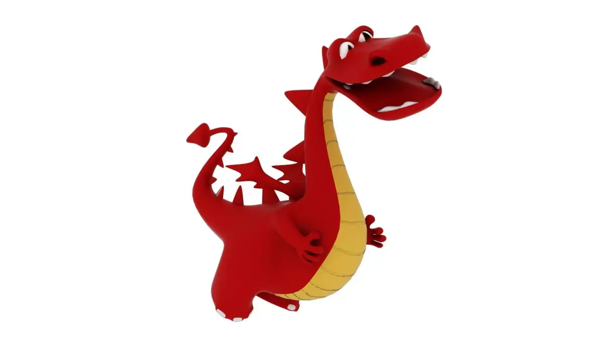 Cartoon Dragon 3D model purchase