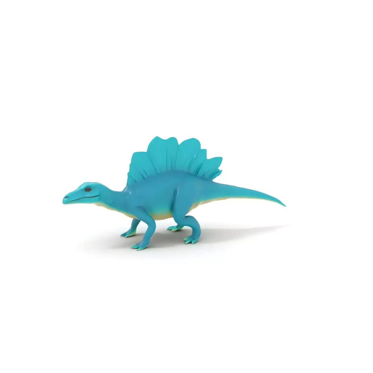Teal Spinosaurus model pack Low-poly 3D model
