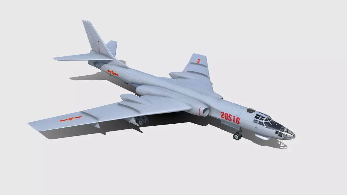 Xian H-6 3D model shop